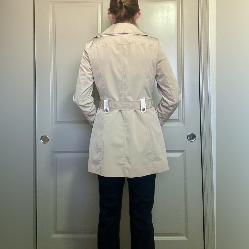 Nautica Classic Tan Trench Coat - Picture 2 of 9